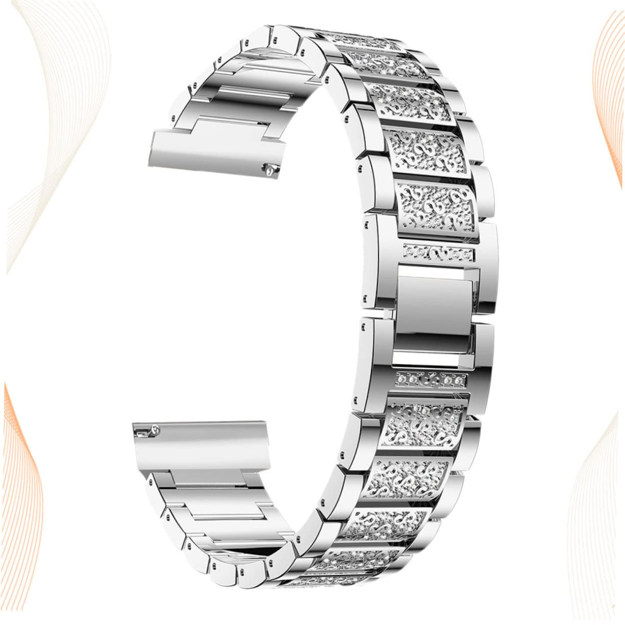 HOMSFOU bracelet de montre regarder intelligemment relojes inteligentes para mujer bracelets de montre-bracelet montres montre bracelet de remplacement bande de montre Silver