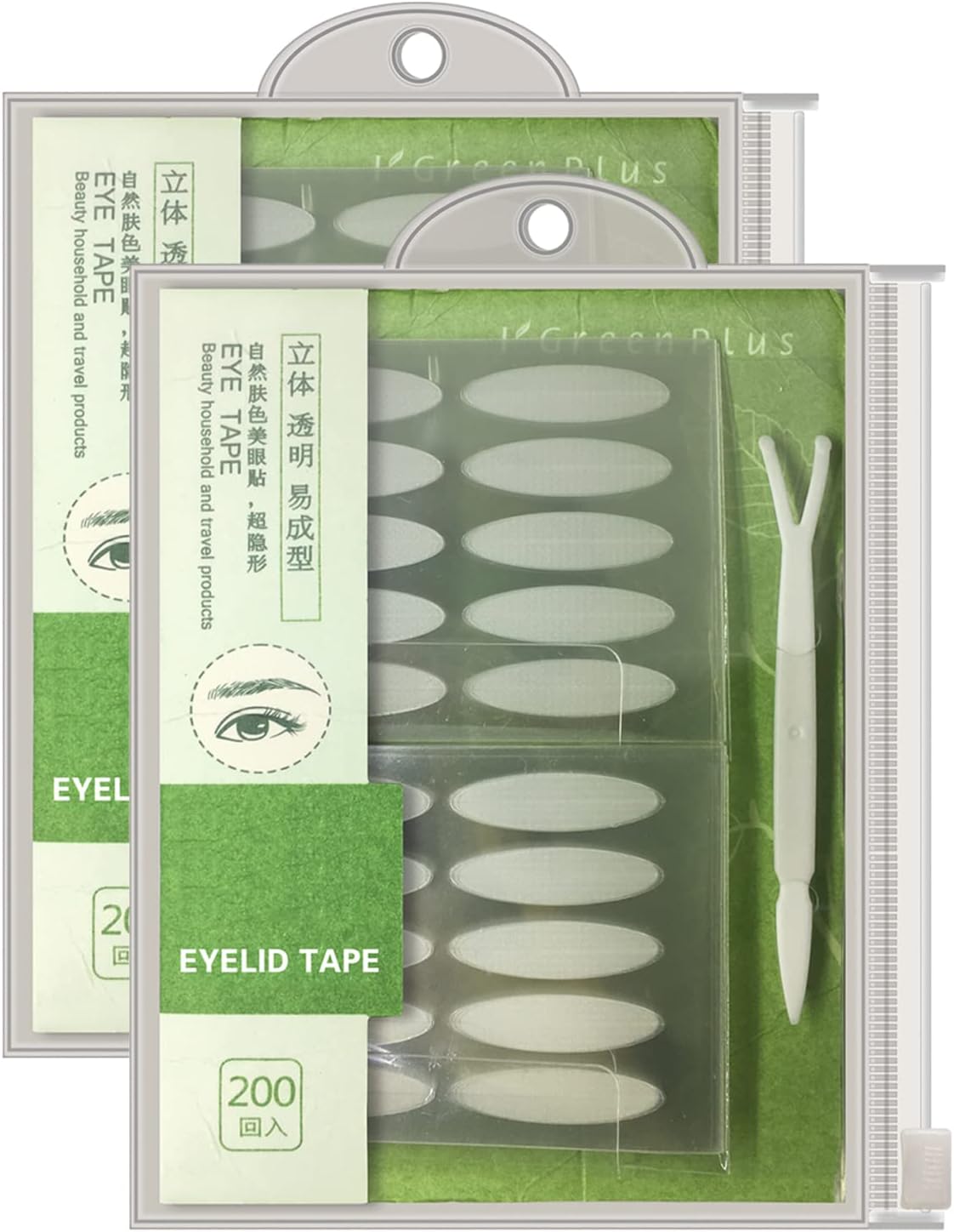 400 Pairs Adhesive Invisible Single Side Eyelid Tape Stickers Makeup Breathable Big Eye Decoration Strips, Instant Eye Lift Without Surgery, Perfect for Uneven Droopy Hooded eyelids