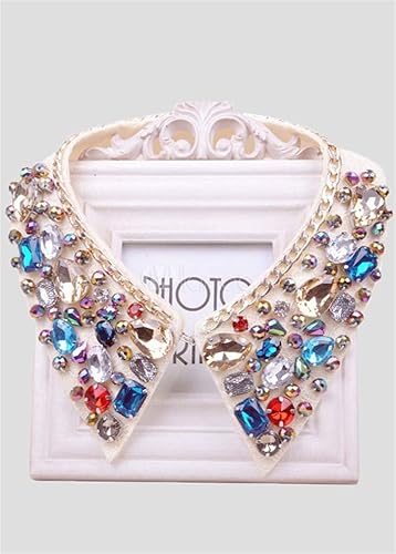 Miniatura 5 de Choupee - 48 diamantes de imitación transparentes para coser en forma de lágrima transparente de 10 x 14 pulgadas, 48 piezas de diamantes de