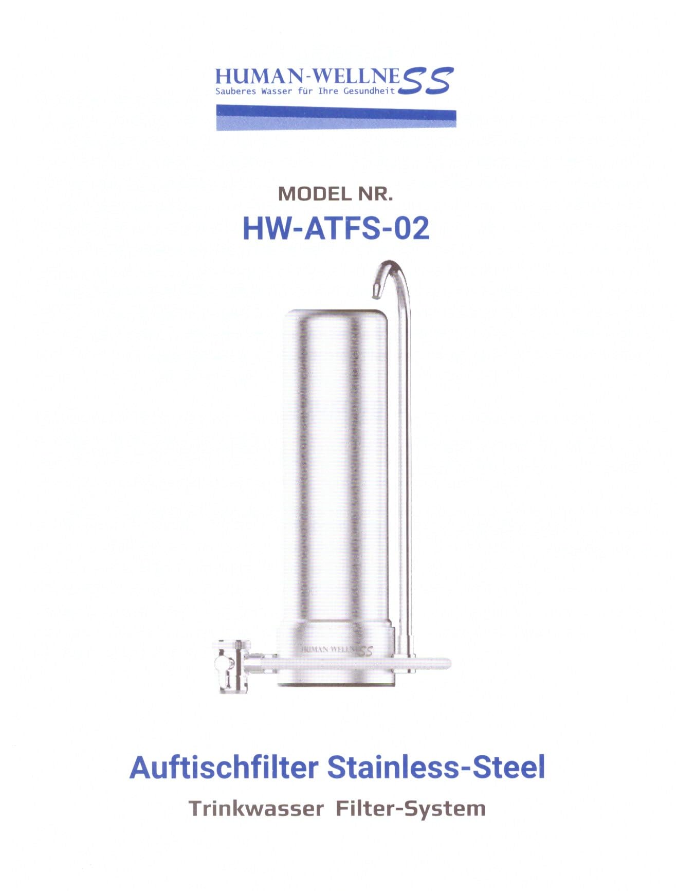 Edelstahlfilter mit Carbonit NFP Premium D Wasserfilter besserer Durchfluss
