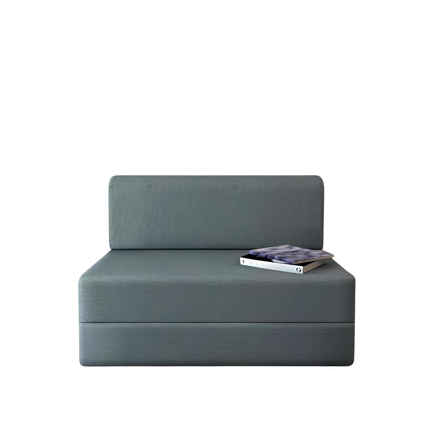Sofa Cum Bed | Single Seater | Sofa Bed 3 X 6 Feet, Folding Bed Cum Sofa with Cushion Imported Velvet Fabric for Living Room (Grey) Sofa Cum Bed | Single Seater | Sofa Bed 3 X 6 Feet, Folding Bed Cum Sofa with Cushion Imported Velvet Fabric for Living Room (Grey)