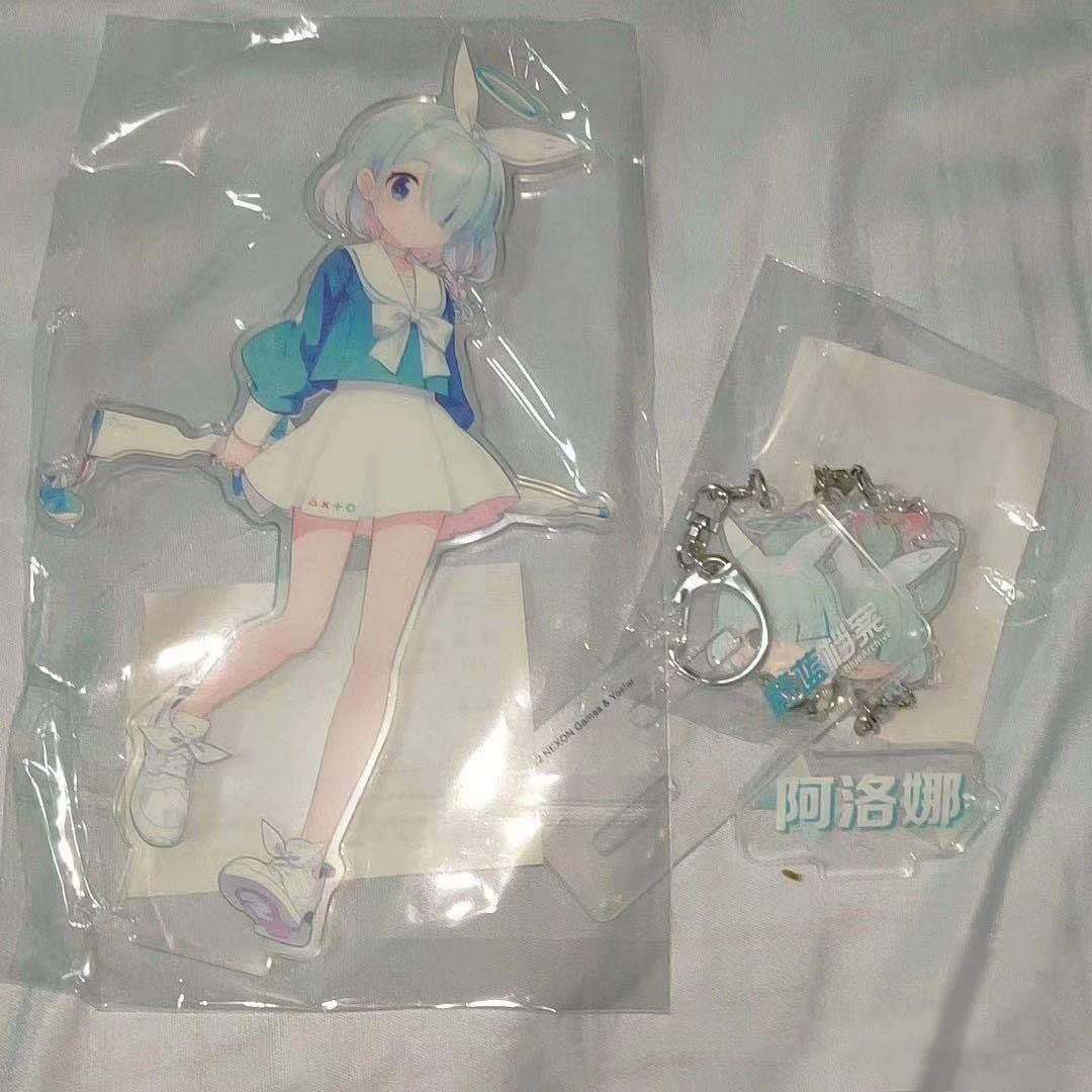 ブルアカ アロナ アクリルスタンド＆キーホルダー 中国版キャンペーン限定