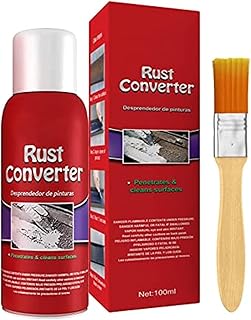 Rust Remover for Metal,Water-Based Metal Rust Remover,Rust Inhibitor,Multi Purpose Anti-Rust Protection Car Coating Primer, Antirouille Pour Automobile, with Brush (1 Pack)
