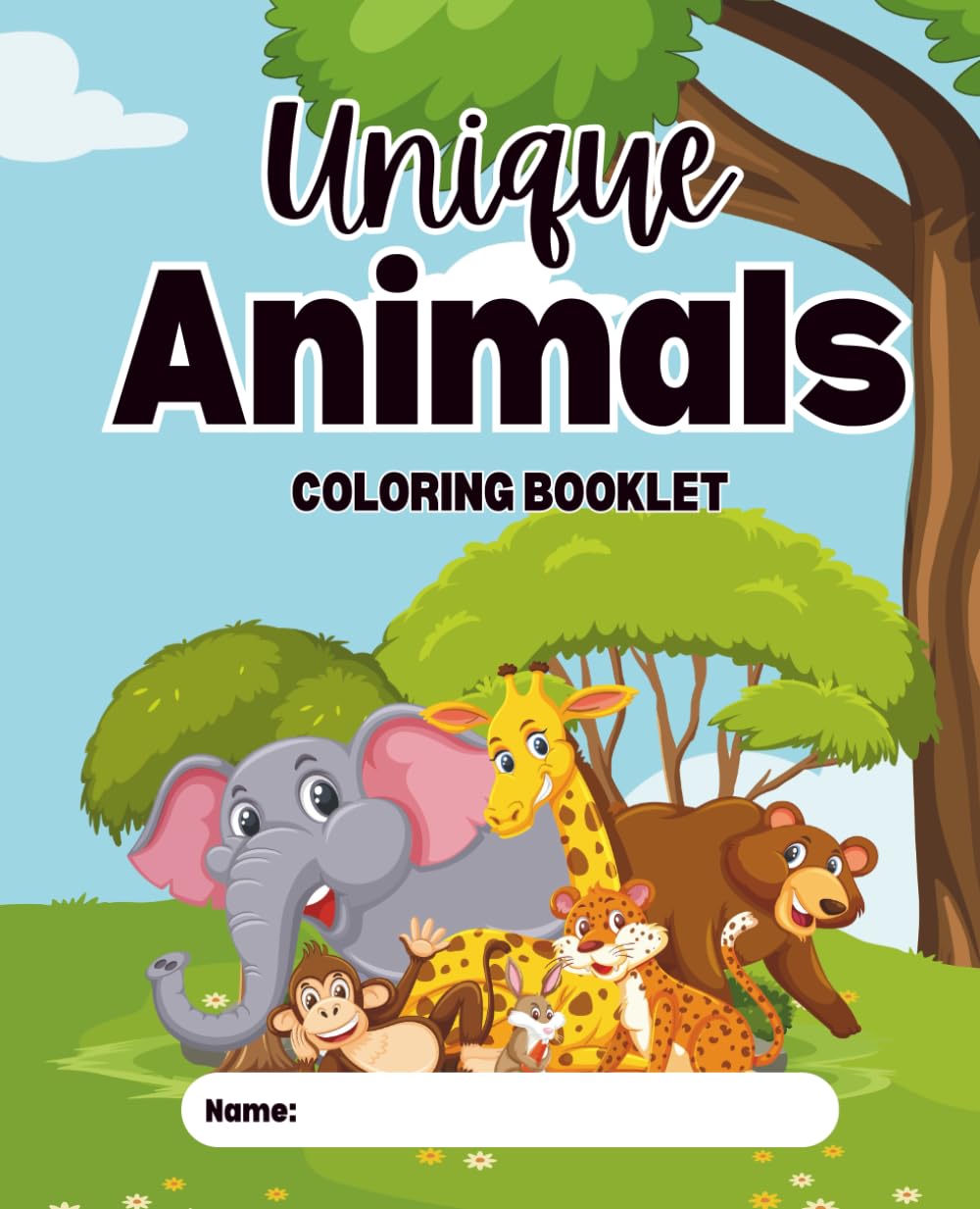Unique Animals: Explore the different animals, desert, and Beyond Through Creative Coloring Fun