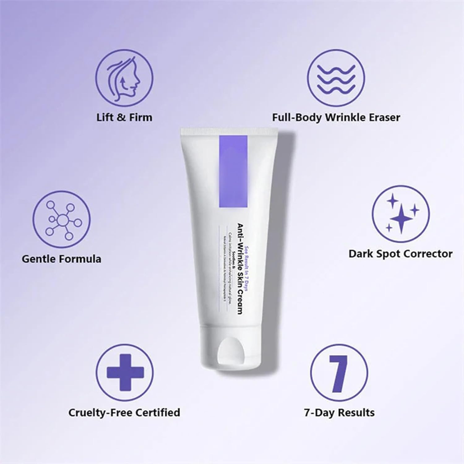 Anti-Wrinkle Skin Cream for Remove Wrinkles，Advanced Firming Wrinkle Reducing Cream，Refines Pores, Firms Skin, Improves Fine Lines and Wrinkles，Suitable for All Skin Types，1 Oz - Image 5