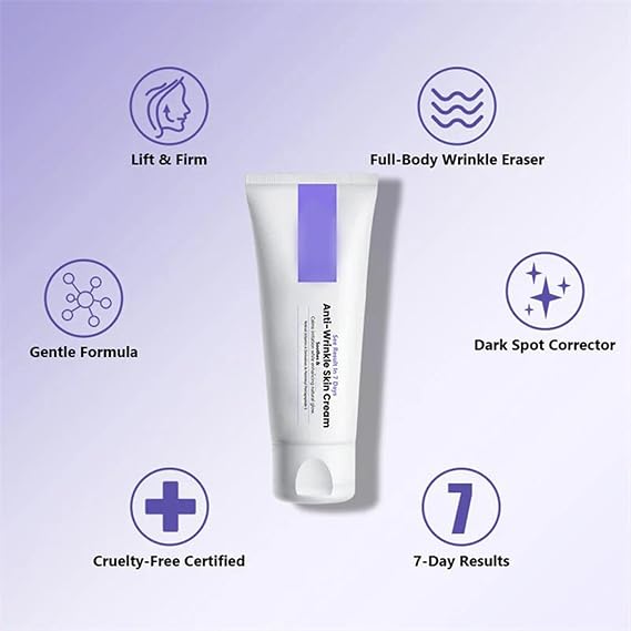 Grospe Anti-Wrinkle Skin Cream for Remove Wrinkles,Advanced Firming Wrinkle Reducing Cream,Refines Pores, Firms Skin, Improves Fine Lines and Wrinkles,Suitable for All Skin Types,1 Oz