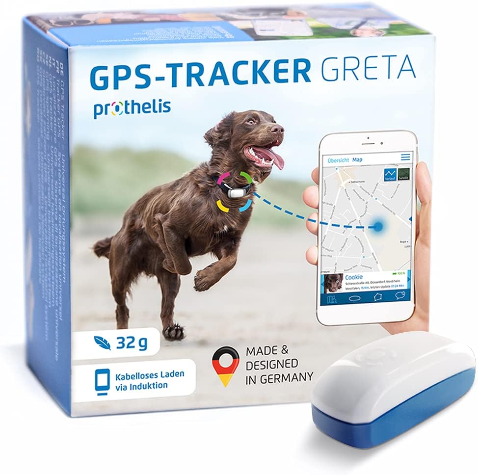 Prothelis Greta GPS tracking device for locating animals, people, suitcases, etc.