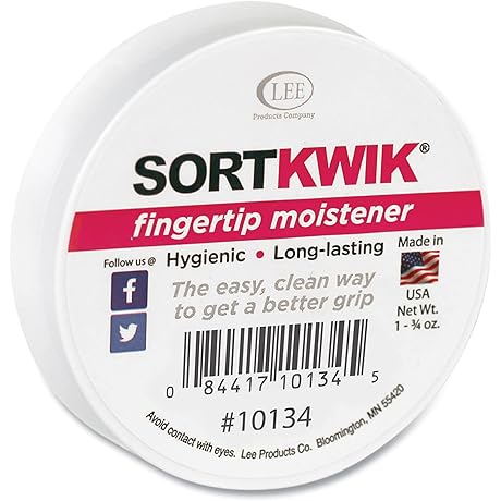 Sortkwik Fingertip Moistener [Set of 2], 1-3/4-oz.