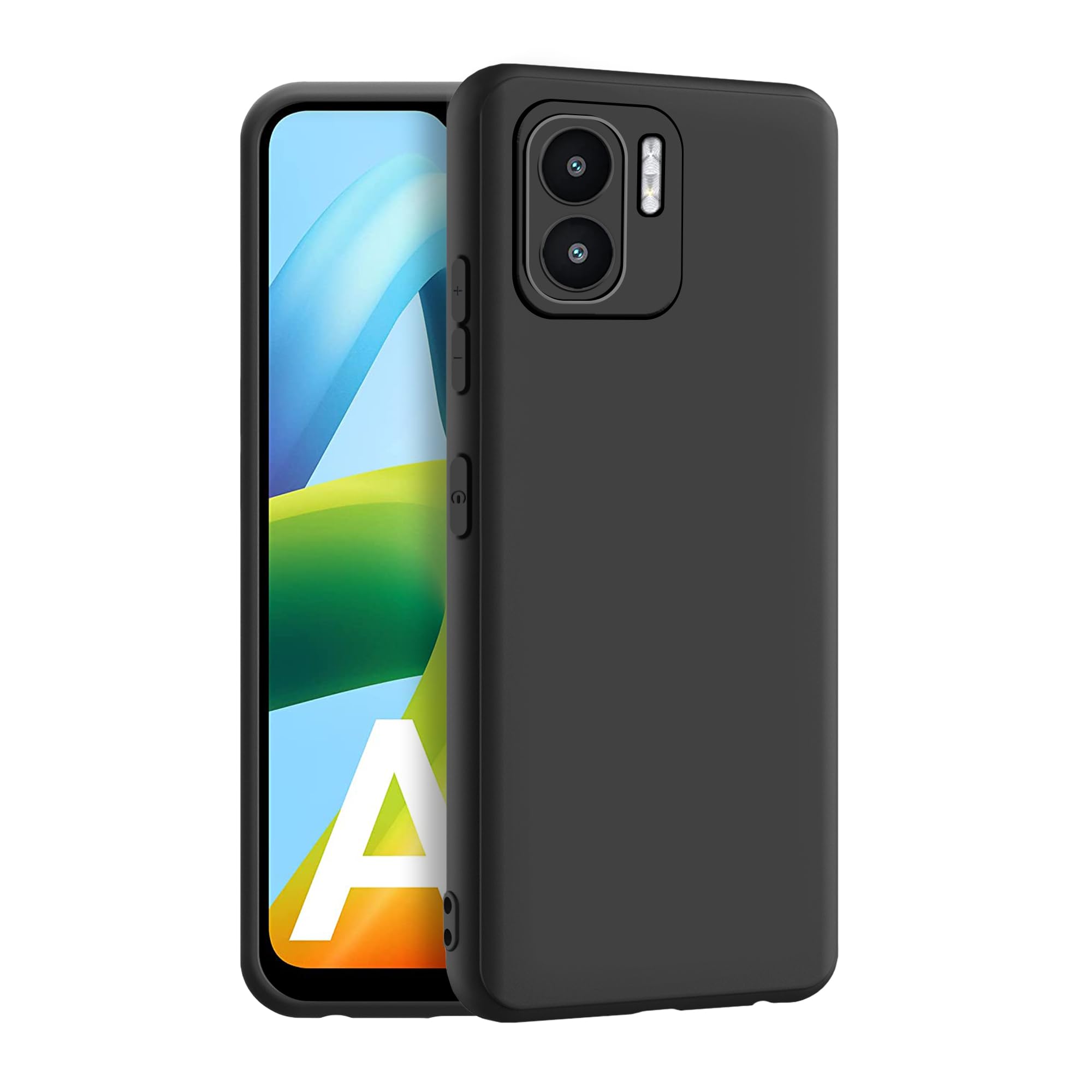 CEDO Redmi A1 / Redmi A2 Back Cover | Camera Bump Protection & Ultra Slim | Matte Soft Silicon Shock Proof Rubberised Back Case Cover (Black) (B0BFH4L3NT) Amazon Price History, Amazon Price Tracker