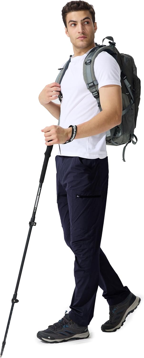 Men's Cargo Hiking Work Pants with 6 Pockets Lightweight Water Resistant Quick Dry Tactical Pants - Image 6