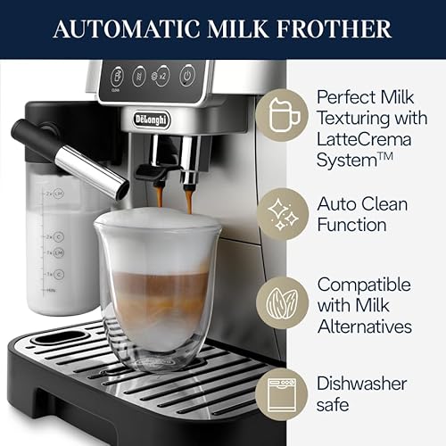 De'Longhi Magnifica Start - Máquina de café expresso totalmente automática com espuma automática de
