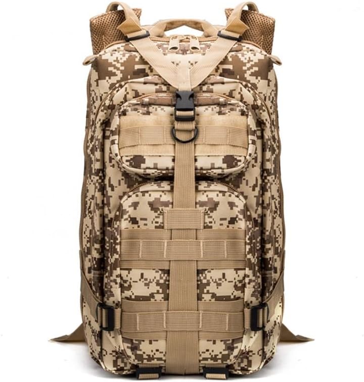 35L Molle 3 Day Assault Tactical Outdoor Military Rucksacks Backpack Camping Bag Desert Digital