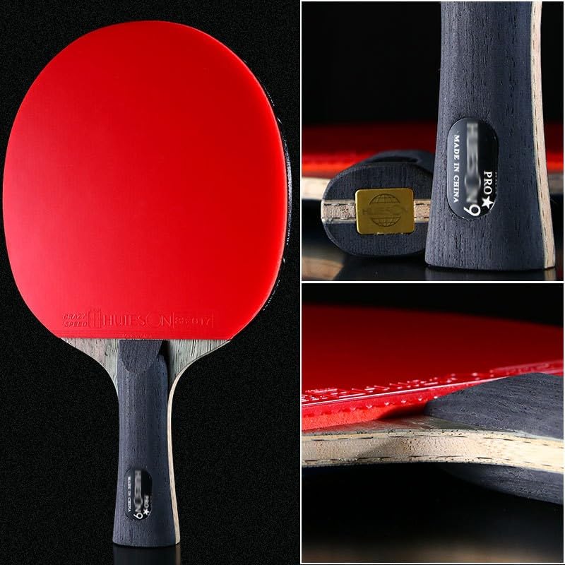 JITEM Professional Ping Pong Paddle, High Bounce and High Rotation Table Tennis Paddle, Offensive Table Tennis Racket for Professional Athletes and Coaches(Color:B), Size