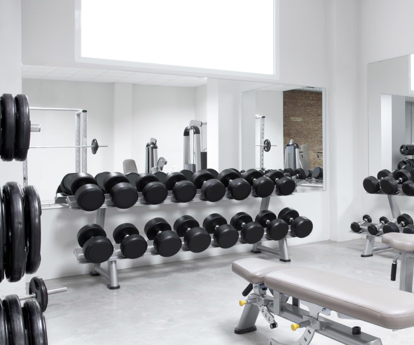 MirrorOutlet LARGE SAFETY BACKED MIRROR GLASS GYM OR DANCE STUDIO 4MM 7FT X 4FT 213CM X 122CM Plus 4 HOLES