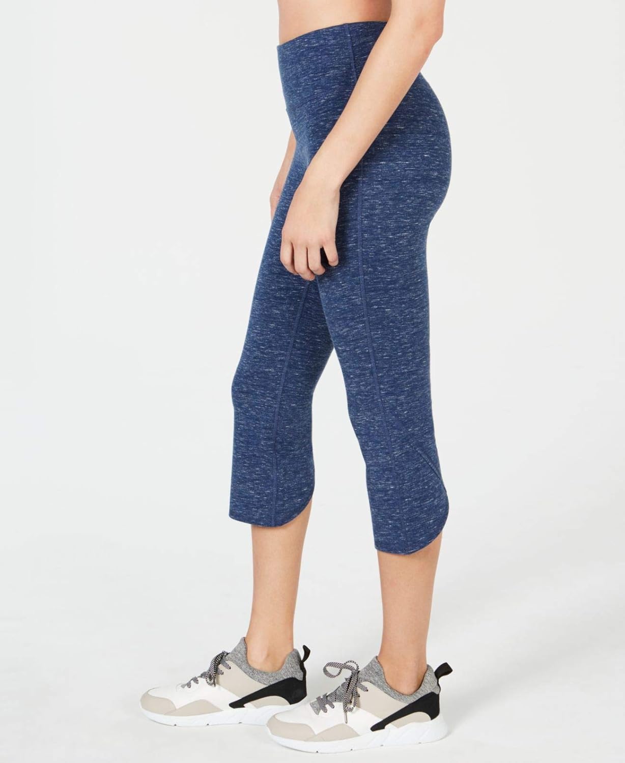 Ideology Cropped Yoga Pants (Navy, S)