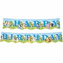 Bluey Birthday Decoration Combo Set, 5pcs Bluey Foil Balloons with Happy Birthday Banner, Cartoon Theme Party Supplies for Kids Boys & Girls Birthday Decoration Kit gallery image