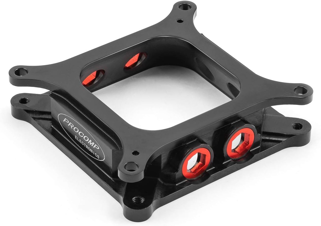 Speedmaster PCE474.1001 Aluminum 4150 to 4500 CNC Machined Carburetor Spacer w/Bust Pannels