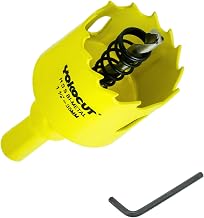 Hole Saw 35 mm, Universal HSS M42 Bi-Metal Hole Saws, Circular Hole Saw with Hex Shank and Drill Bit Set Drill Bit for Wood, Drywall, Plastics