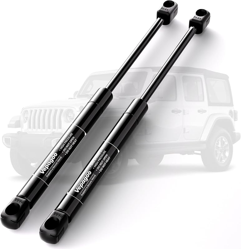 Amortecedores a gás da janela traseira Vepagoo para Cadillac Escalade, Chevrolet Suburban, Tahoe e GMC Yukon 2000–2006 – 2 unidades