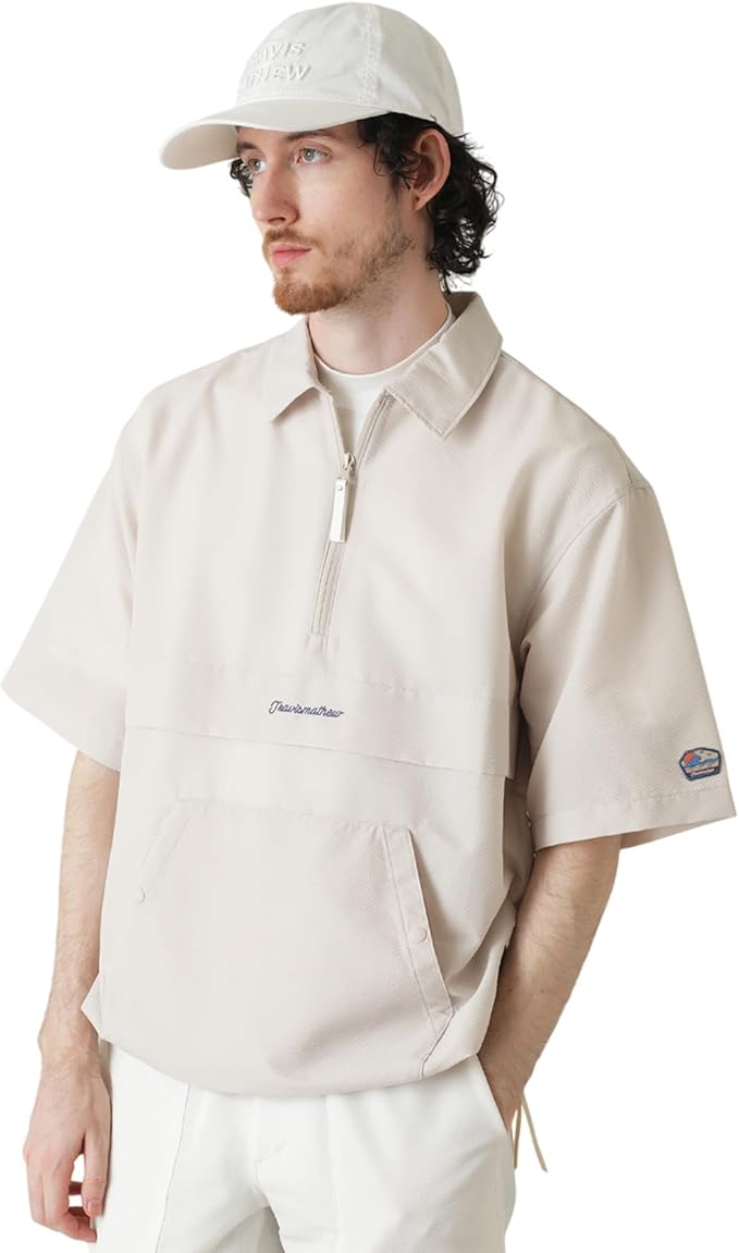 Amazon | [トラヴィスマシュー] メンズ 半袖 ハーフジップジャケット