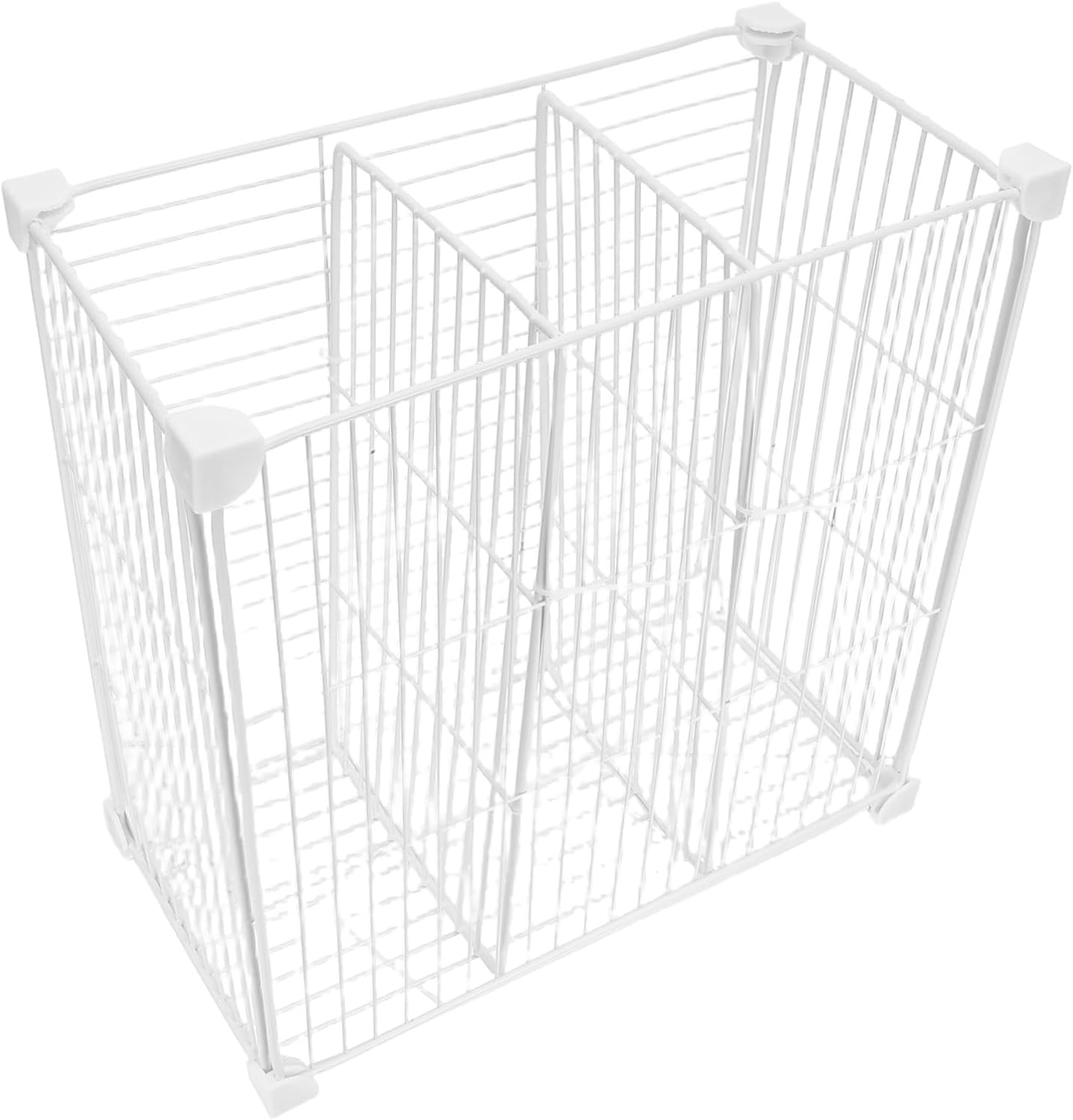 Chest Freezer Divider Storage Basket, 3 Grid Iron Organizer