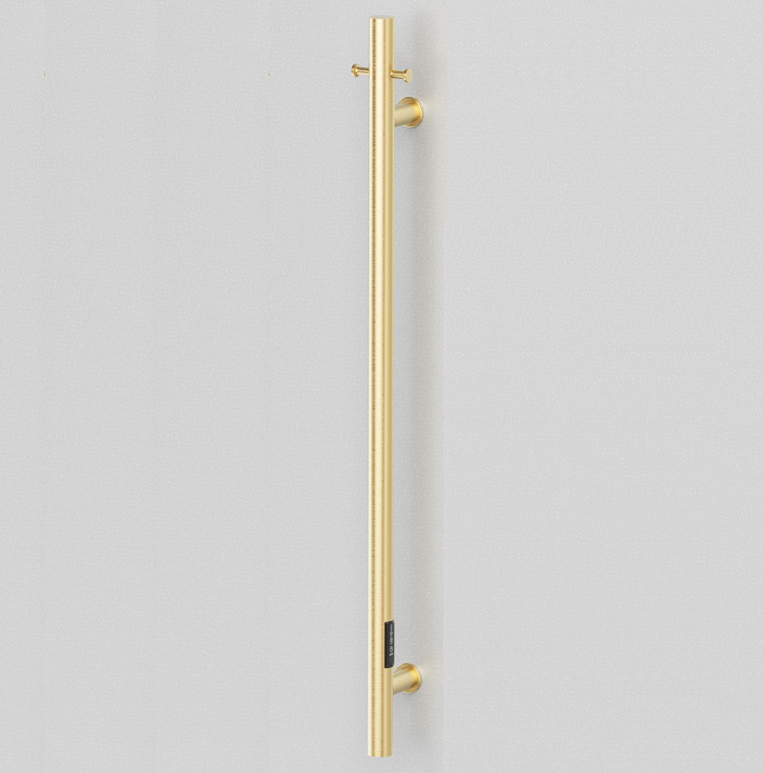 Manissa Electric Robe Towel Coat Warmer 1100mm H x 38mm Tube Brushed Brass