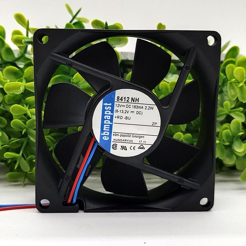 Ventilateur 12V Ebm 8412NH à double roulement à billes pour onduleur
