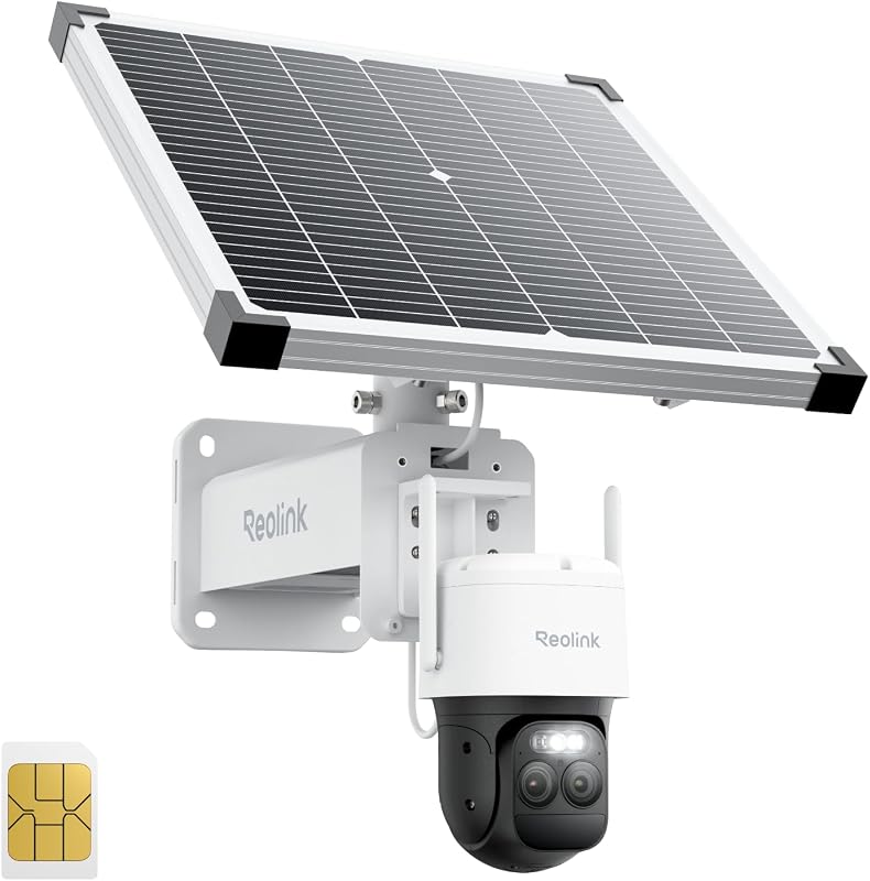 Security Camera Outdoor, 24/7 Continuous Recording Battery Camera | 30W Solar Panel without Charge Anxiety, Pre-Record Never Miss a Second, Dual Lens Auto Zoom Tracking, 2K ColorX Night Vision