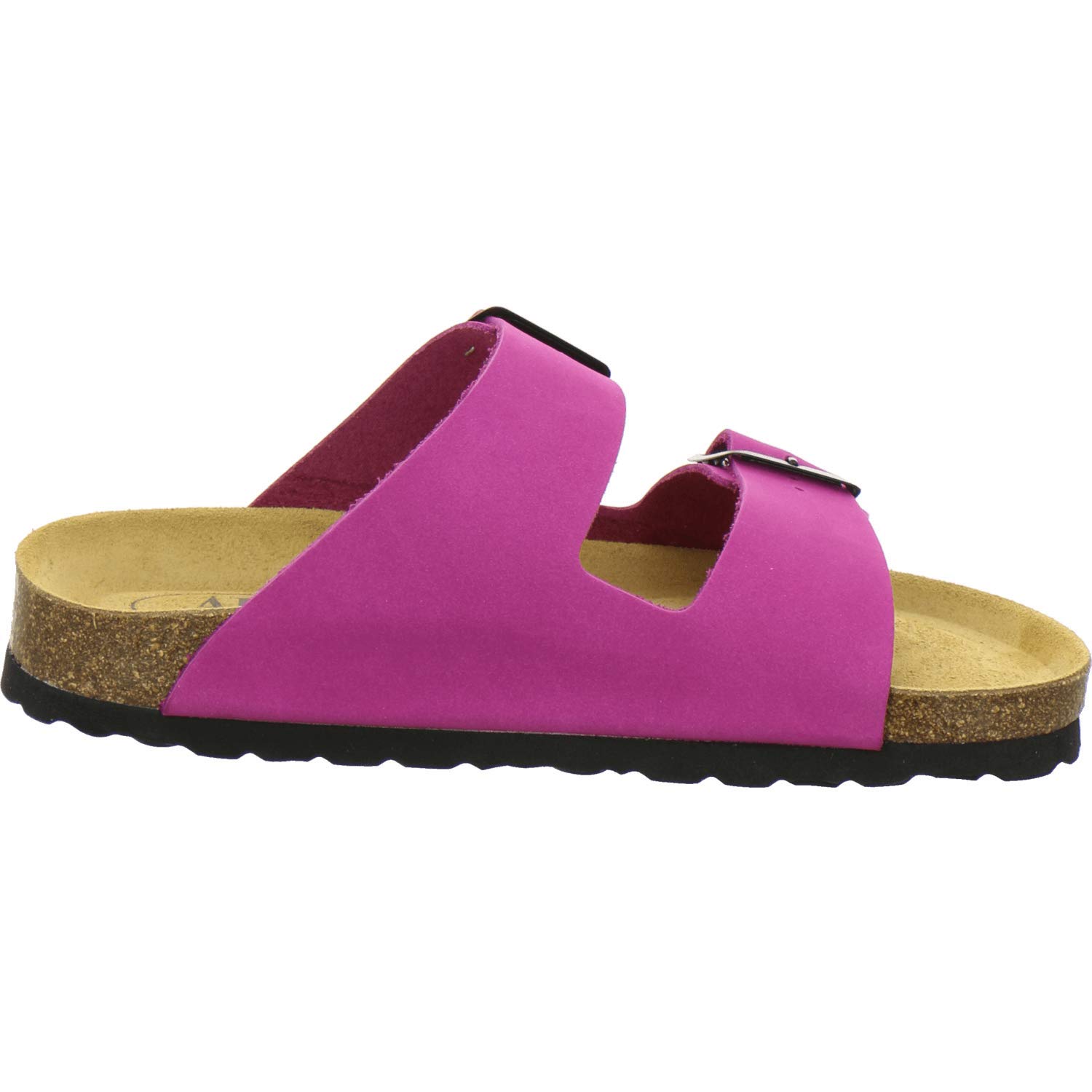 AFS-Schuhe 2100 - Chanclas cómodas para mujer de piel auténtica, prácticas zapatillas de trabajo, zapatillas de estar por casa, hechas a mano en Alemania, color Rojo, talla