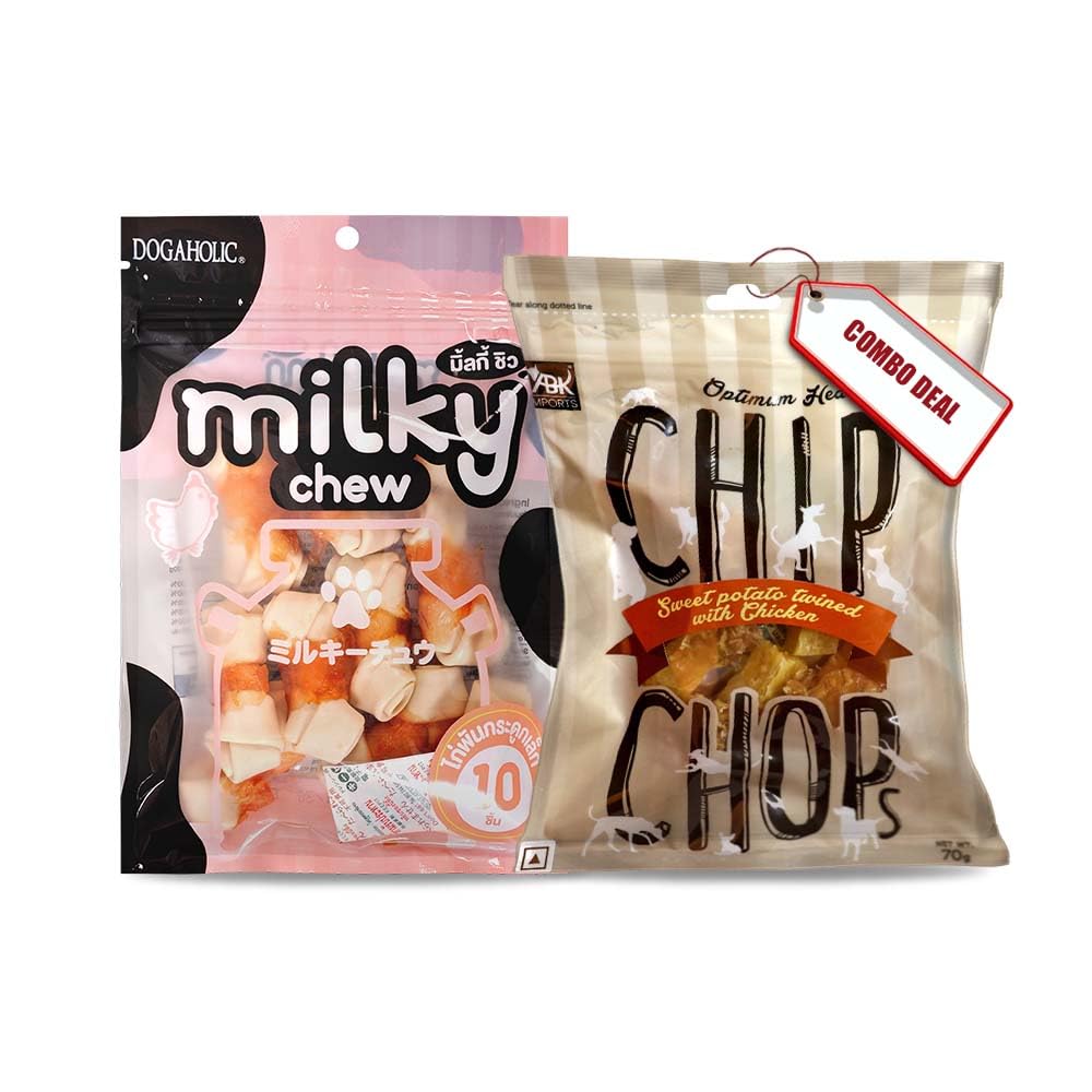 See full amazon price history chart for Combo of Chip Chops Sweet Potato Chicken Snacks, 70gm and Dogaholic Milky Chew Chicken & Milk Flavored Bone Style Dog Treat, 10 Pieces Combo of Chip Chops Sweet Potato Chicken Snacks, 70gm and Dogaholic Milky Chew Chicken & Milk Flavored Bone Style Dog Treat, 10 Pieces (B09JLQY9VK) Amazon Price History, Amazon Price Tracker