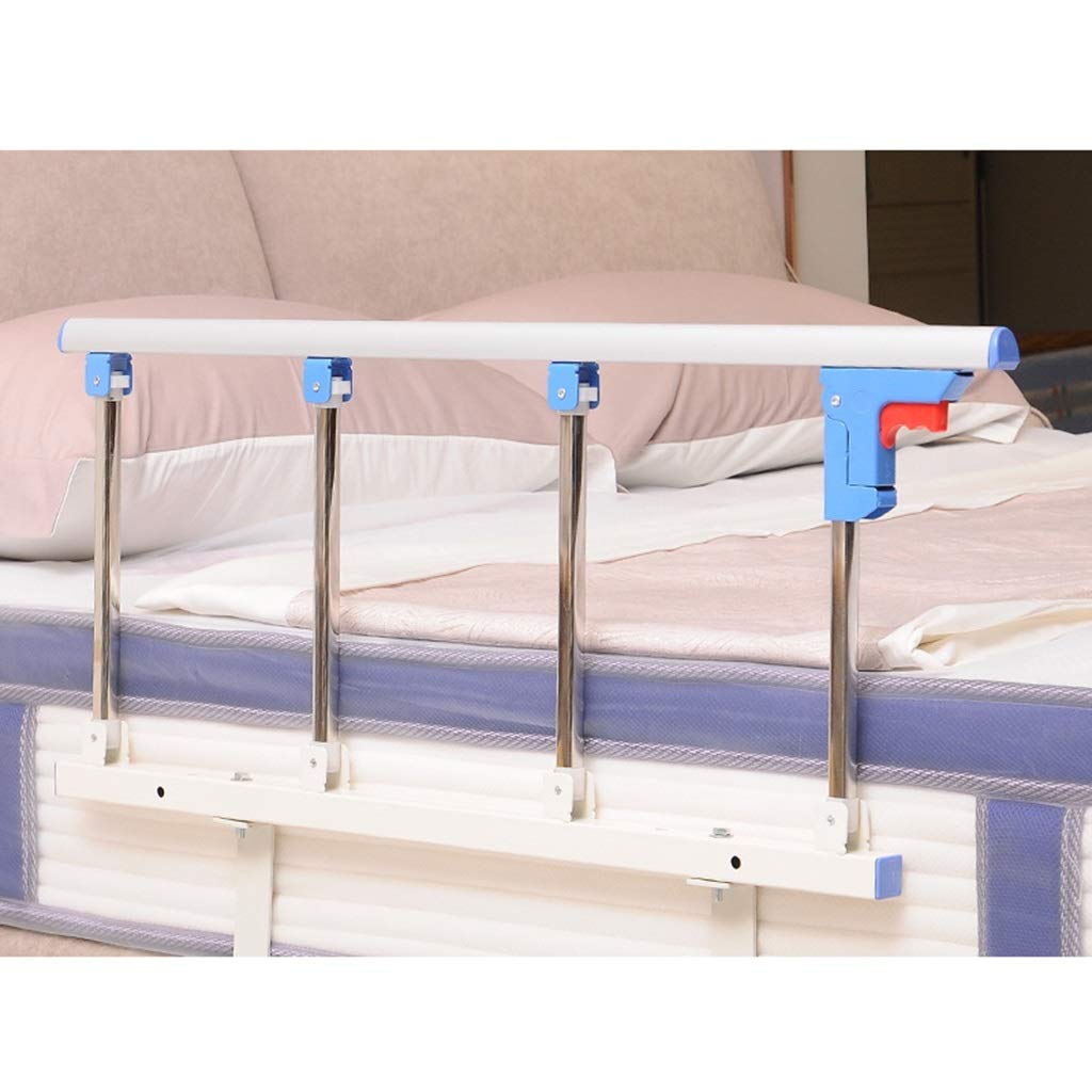 Barandilla Lateral de Cama Barandillas de Cama Plegables para Ancianos Barandillas de protección contra caídas de cabecera de Acero Inoxidable Asas de cabecera auxiliares de seguri