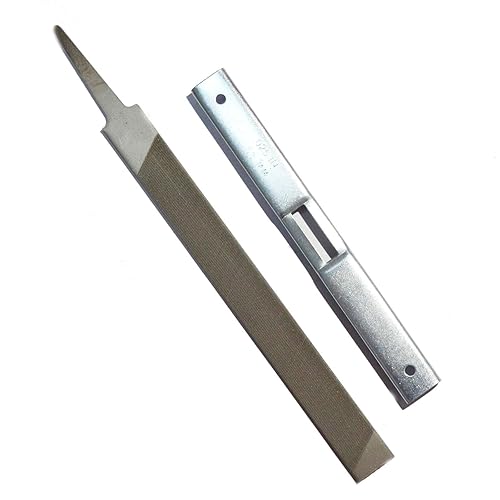 Miniatura 5 de Medidor de profundidad + kit de archivo plano, afilador de sierra de cadena para motosierra general, herramienta de afilado Stihl Guía de archivo