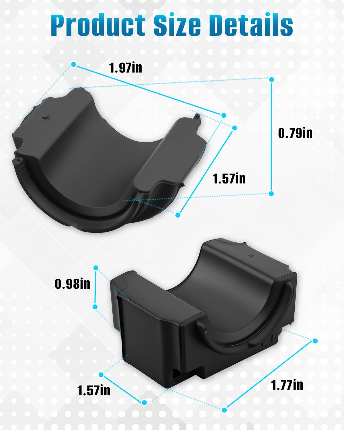 4Pcs Front Sway Bar Bushing Kits Fit for Honda Civic 2016-2021 Replace 51300-TBA-H01, 51300 TBA H01, 51300TBAH01
