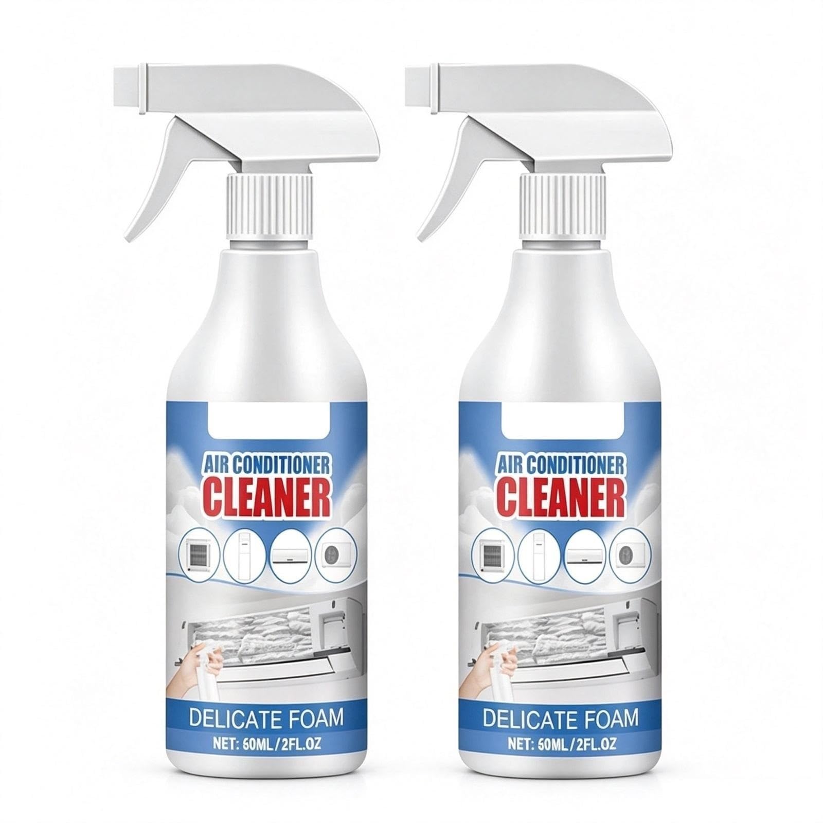 Lkyjsfs One Color Air Conditioner Foaming Cleaner Spray, 60Ml，No-Rinse Deep Clean