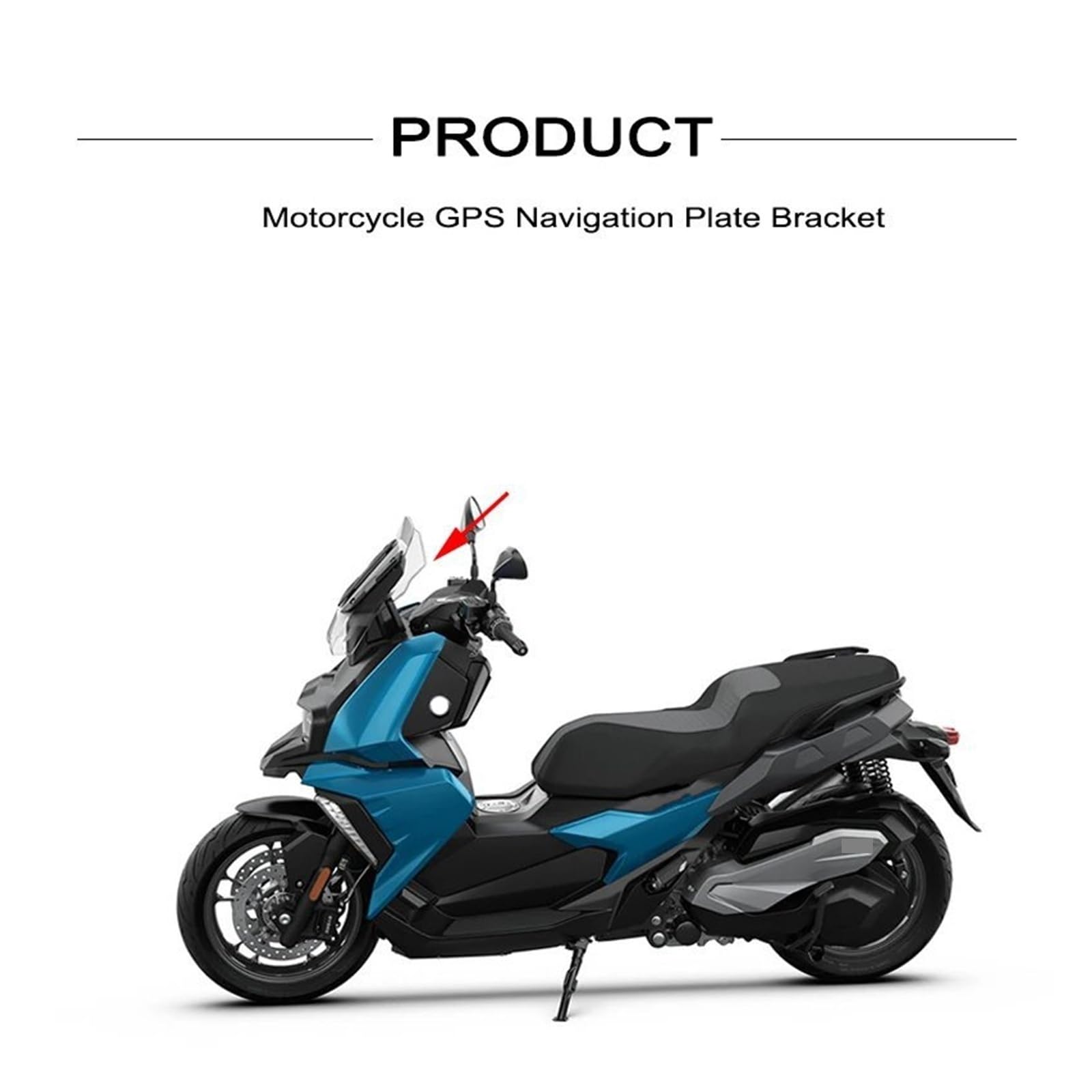 para C 400X GT para C400X para C400GT 2018 2019 2020 2021 2022 2023 Soporte Montaje Navegación para Teléfono GPS Motocicleta Soporte Montaje Soporte NavegacióN GPS Moto