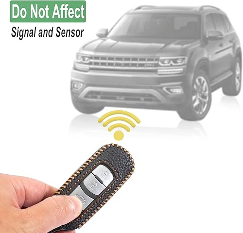 Miniatura 5 de Funda de cuero para llavero de Mazda, funda de cuero para llave inteligente de coche, soporte protector remoto compatible con Mazda 3 6 5 2 CX5 CX9