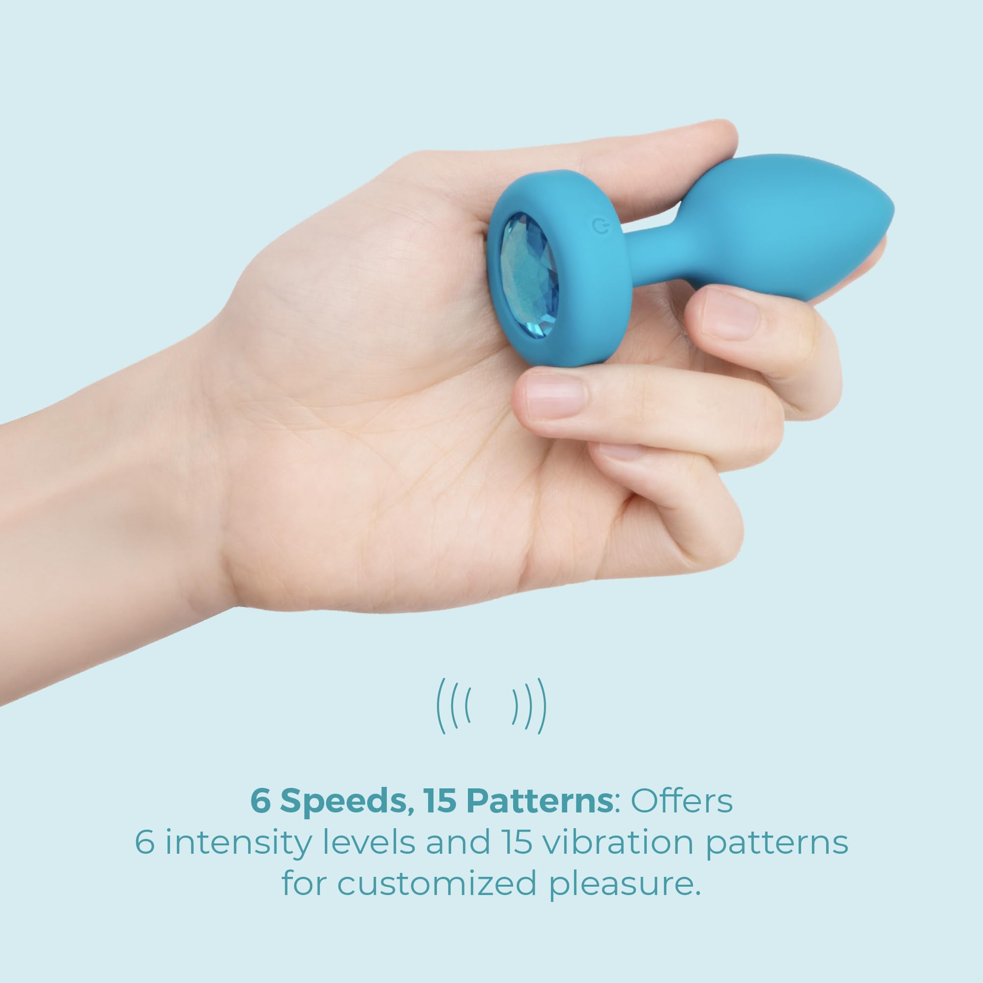Amazon.com: B-Vibe Vibrating Anal Jewel - Remote Control Anal Plug Vibrator,  Butt Plug and Sex Toys for Adults - Aquamarine S/M : Health & Household
