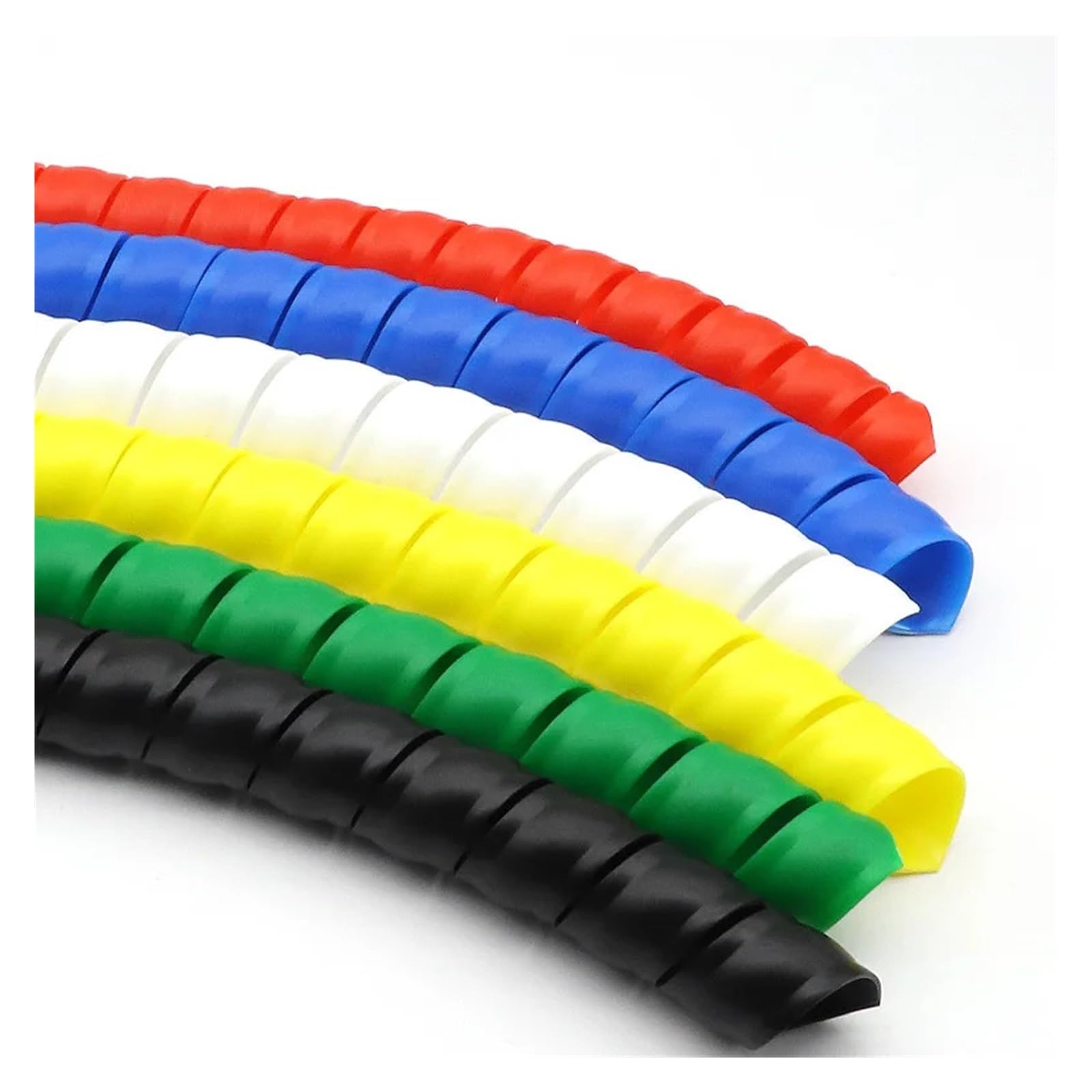 Protezione for cavi, guaina isolante flessibile a spirale for organizzatore di cavi da 2 m, 8/10/12 mm.(Green,10mm)