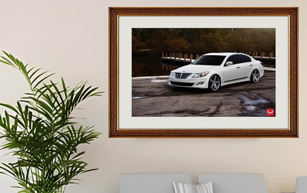 JVERF - JZZG15587 Hyundai Genesis Vossen| Self-Adhesive Painting | Frameless