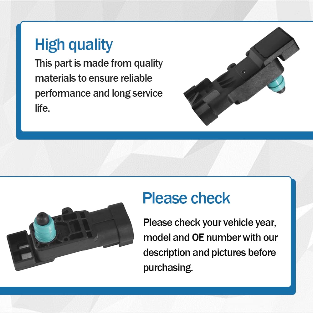 Fuel Pump Tank EVAP Pressure Sensor Switch Fits for Ford Replaces 9U5A-9C052-CD 0261230244