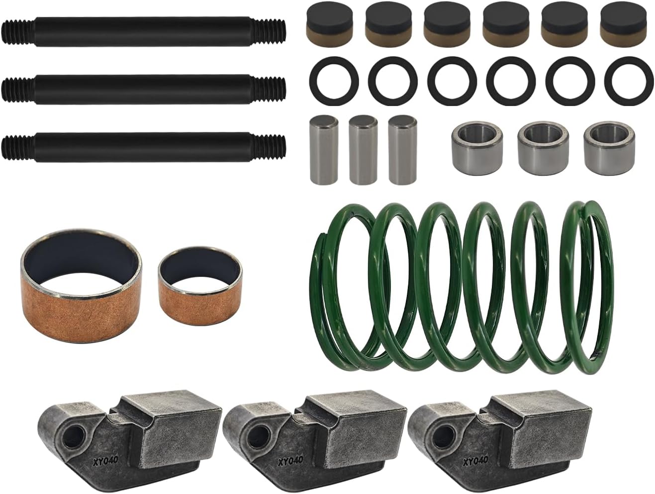 Clutch Rebuild Kit Compatible with Kawasaki Gas Mule 3000/3010/3020 Primary Drive Converter Replaces# 49093-1069 13070-1330 39152-1078 92026-1512 92028-1861 92028-1861 92043-1572 92043-1572