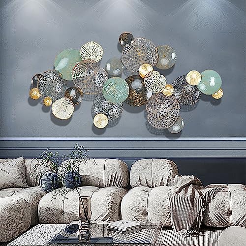 Akiddo Creatività Decorazione Da Parete In Metallo, Manuale Arte Della Parete In Metallo, Design Cavo Retrò Decorazioni Di Metallo Parete, Decorazioni Parete Metallo - Per Soggiorno,133 * 67CM