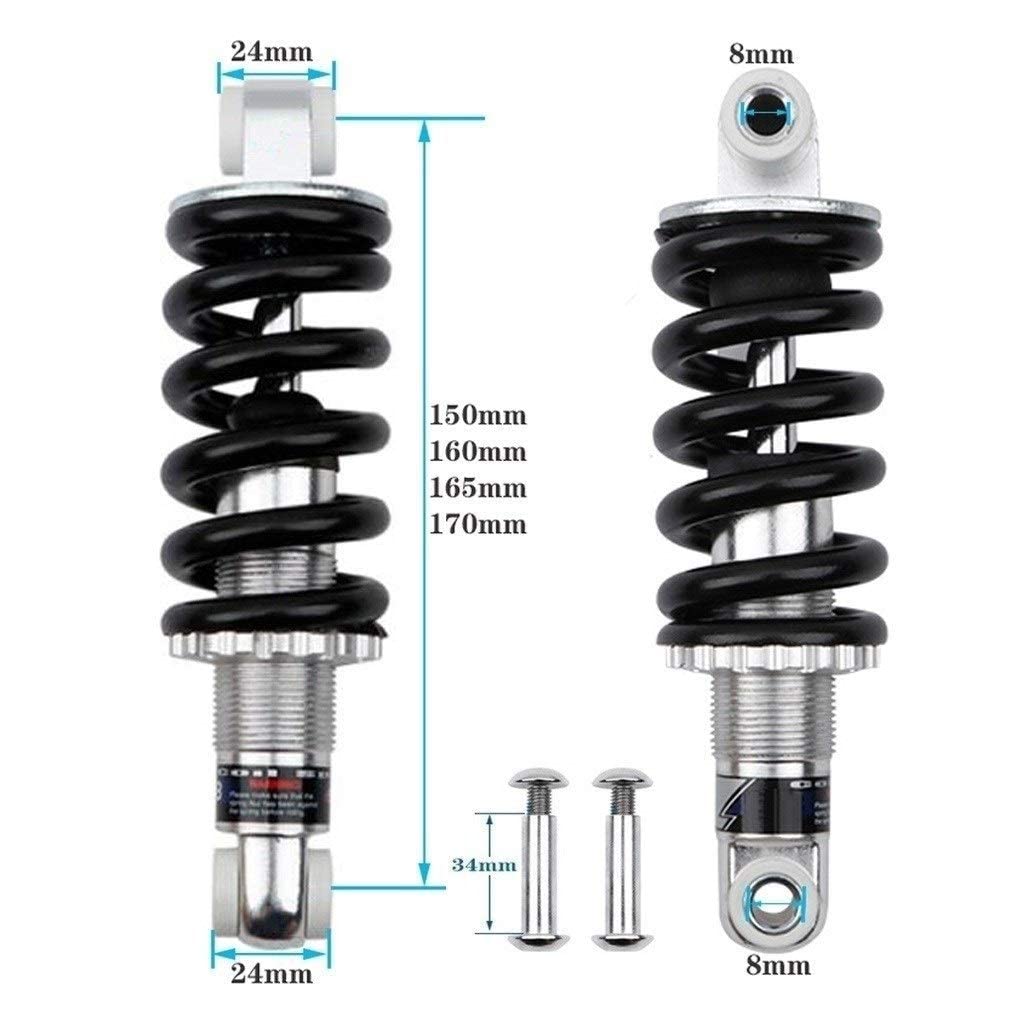 Ammortizzatore Posteriore Per MTB 160mm – Molla 750/850 Lb, Per Bici Elettrica E Mountain Bike, Occhiello Da 24x8mm