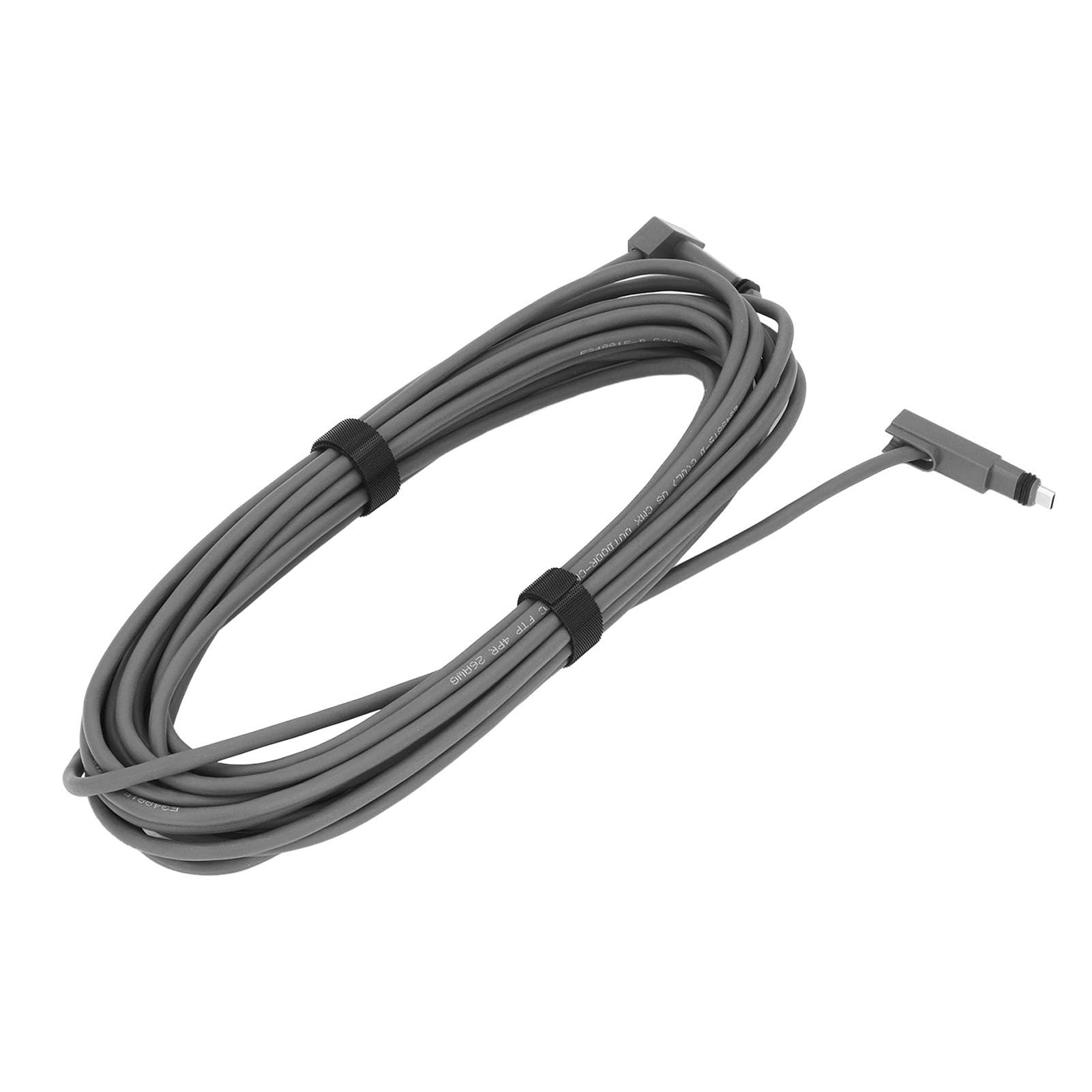 Cable Satelital Rectangular de 150 Pies para V2 26AWG Conductor de Cobre Carcasa de Goma Cable Ethernet Satelital 1200Mbps para Antena Parabólica Gen 2 Uso en el Hogar RV Al Aire Libre