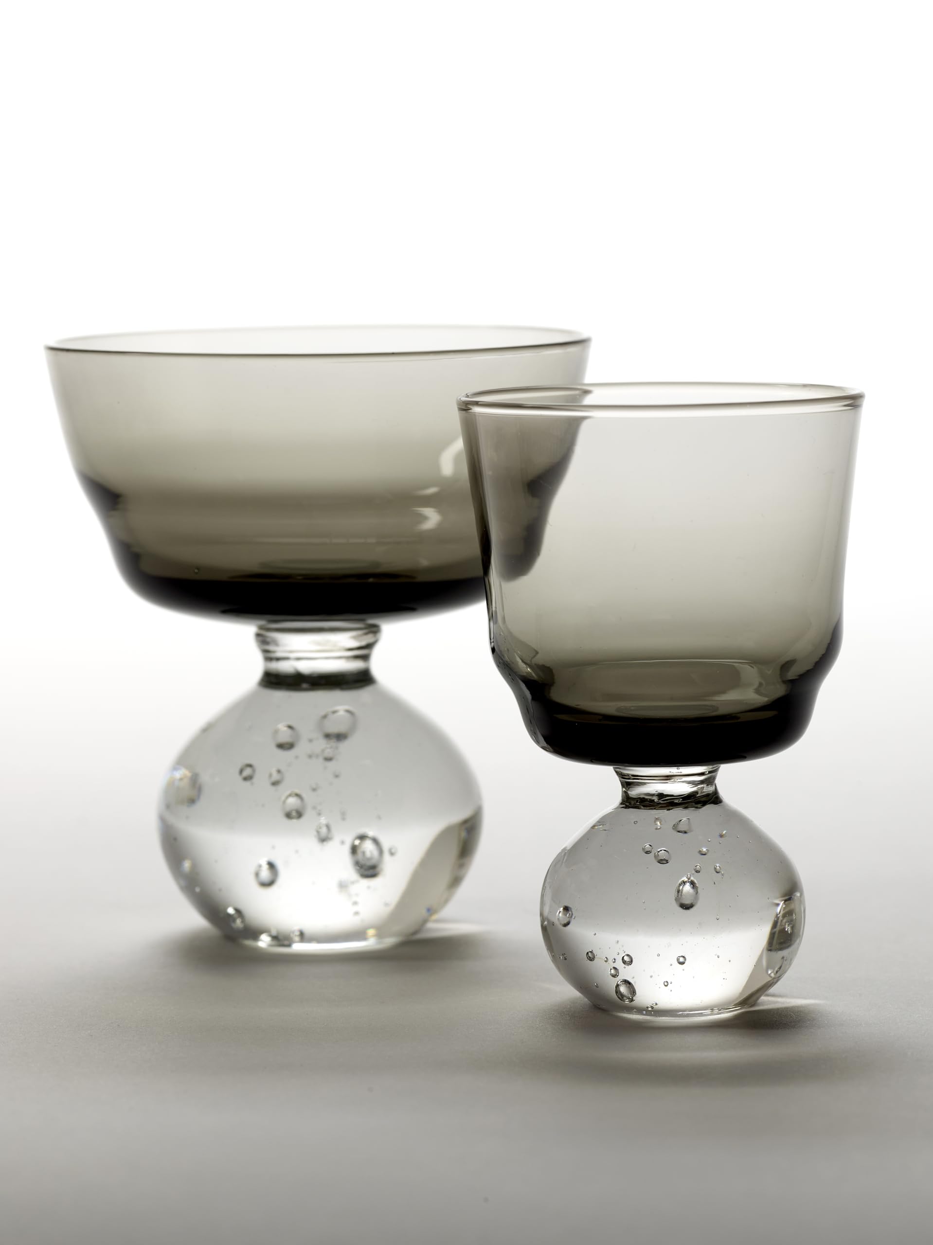 SERAX B0821003 ETERNAL SNOW S Stielglas, Grau, 110 ml