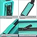 YOUSHARES 180 Slots PU Leather Colored Pencil Case - Large Capacity Carrying Case for Prismacolor Watercolor Pencils, Crayola Colored Pencils, Marco Pens, Gel Pens（Green）