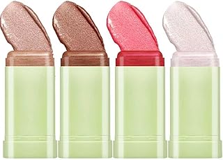 Paquete de 4 barras de maquillaje, resaltador...