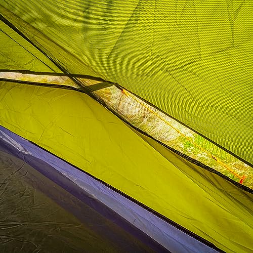 Trekker Tent 2.2 Trekking Pole Tent Lightweight 2 Person Backpacking Tent for Hiking Waterproof Quick Setup 3-Season Ultralight Tent for Camping Hiking Hunting RCP