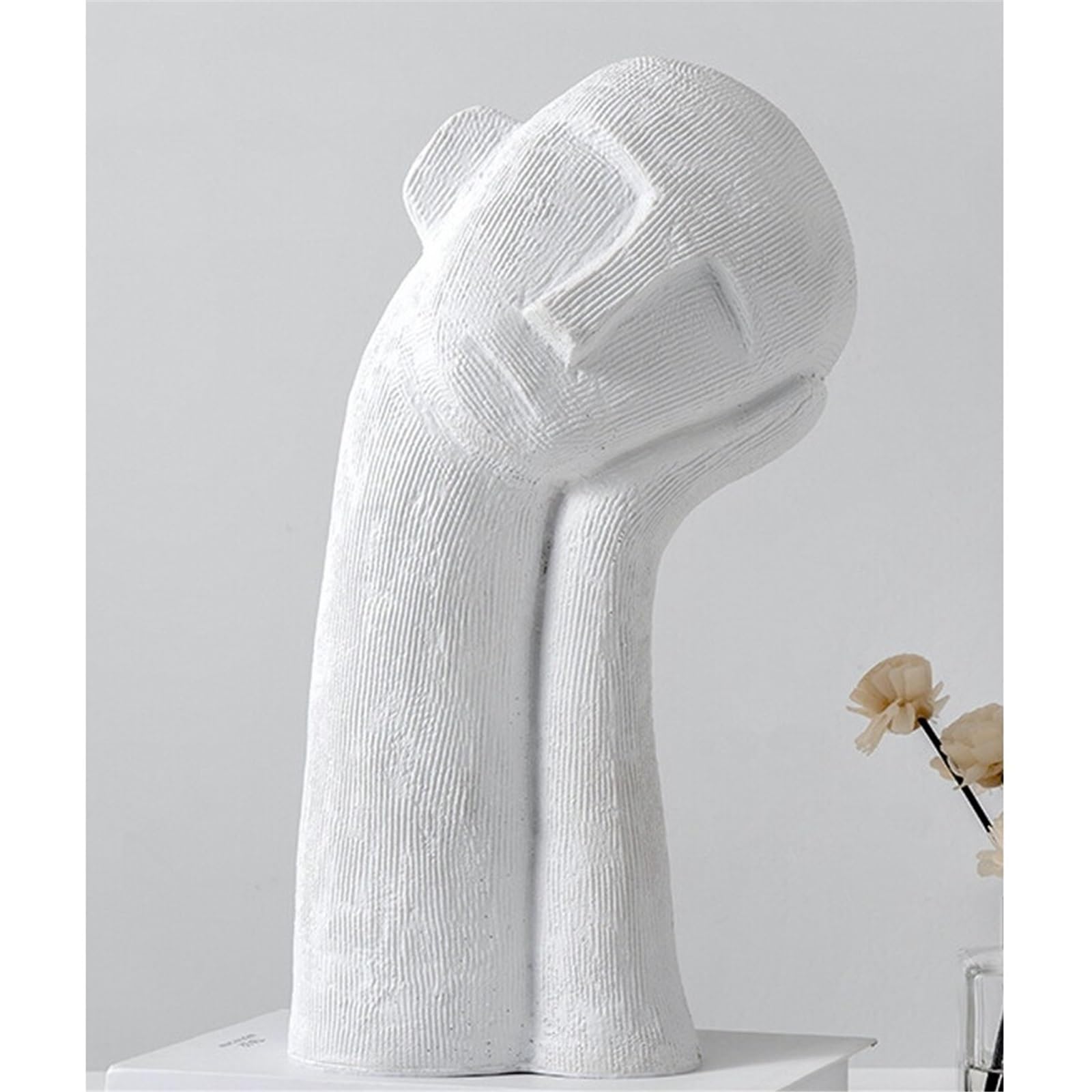 decoración del hogar Abstract Portrait Sculpture Resin Ornament Simple Home Desktop Decoration