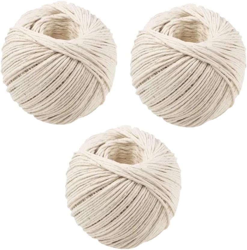 Cotton String Ball, 3 Pack, Perfect for Gift, 100 Cotton Without Added